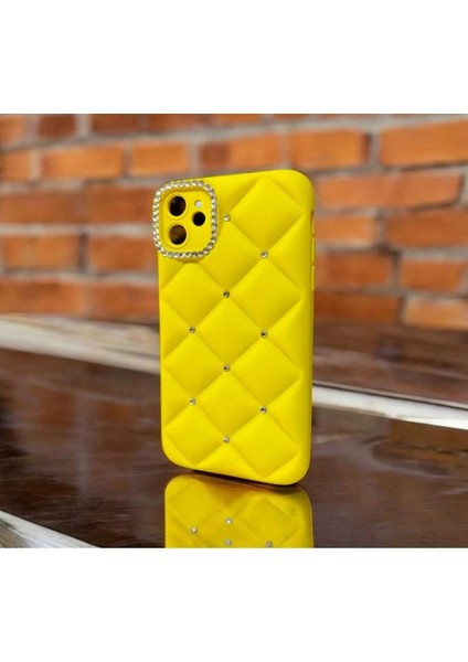 Iphone 11 Taşlı Kabartmalı Puf Kılıf fiyatları