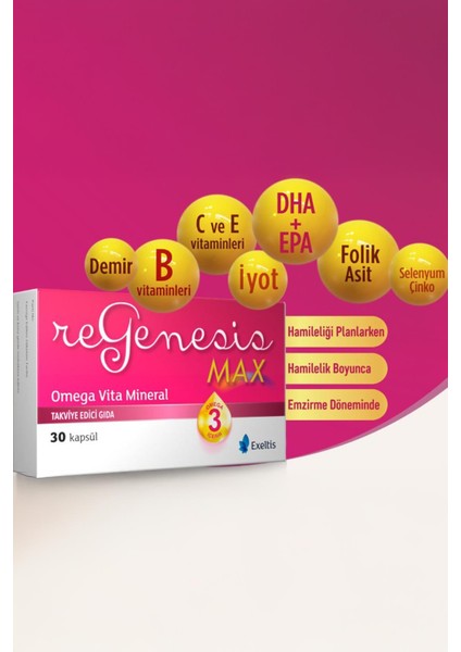 Regenesis Max 30 Kapsül 2 Adet fiyatları