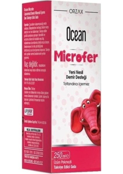 Ocean Microfer Şurup 250 ml