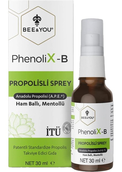 Bee & You Phenolix Boğaz Spreyi 30 ml