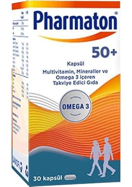 Pharmaton 50 Plus 30 Kapsül