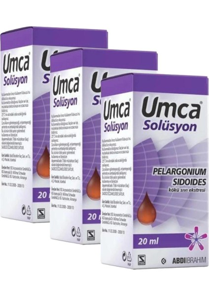 Bitkisel Abdi Ibrahim Solüsyon Damla 20 ml 3 Adet