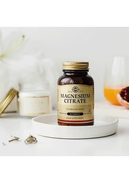 Solgar Magnesium Citrate 200 Mg 60 Tablet 3 Adet