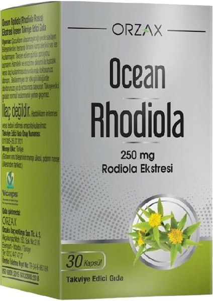 Ocean Rhodiola 30 Kapsül 2 Adet