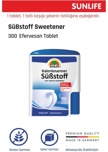 Sunlife Substoff Tatlandırıcı 300 Tablet