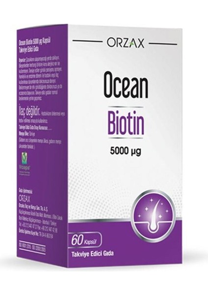 Ocean Biotin 5000 Mcg 60 Kapsül