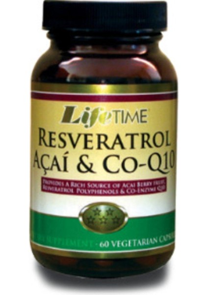 Life Time Q-Resveratrol Acai CO-Q10 60 Kapsül