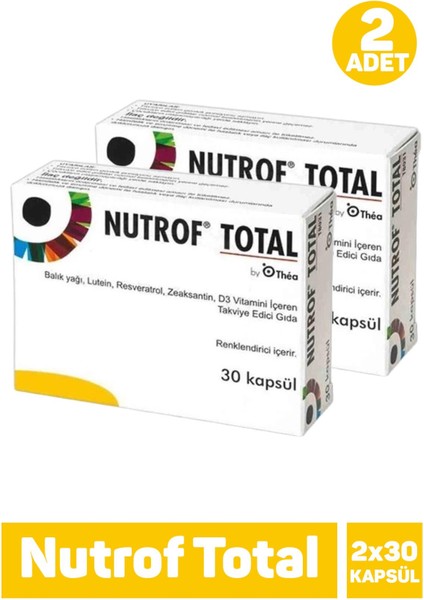 Nutrof Total 30 Kapsül 2 Adet