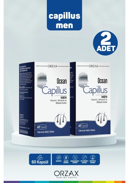Ocean Capillus Men 60 Tablet 2 Adet