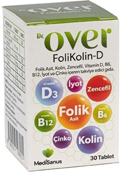 Dr. Over Folikolin D 30 Tablet