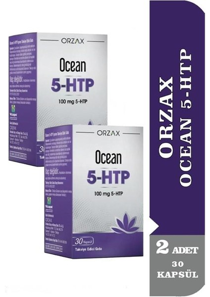 Ocean 5-Htp 100 Mg 30 Kapsül 2 Adet