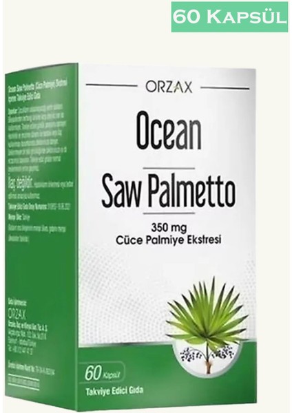 Ocean Saw Palmetto 350 Mg 60 Kapsül