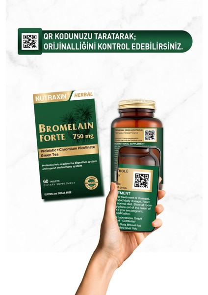 Nutraxin Bromelain Forte 60 Tablet 2 Adet modelleri