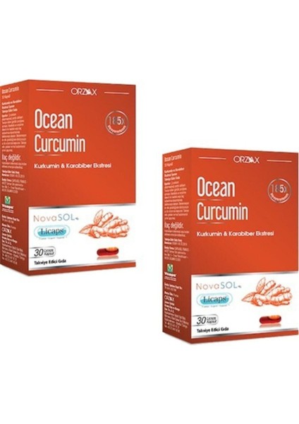 Ocean Curcumin 30 Kapsül 2 Adet