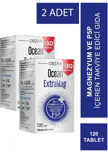 Ocean Extramag 120 Tablet 2 Adet