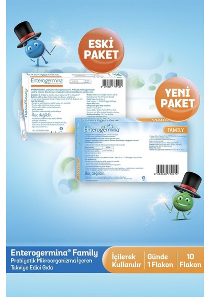 Enterogermina Family 5 ml 10 Flakon 2 Adet fırsatları