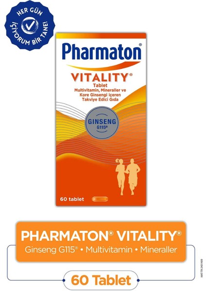 Pharmaton Vitality 60 Tablet