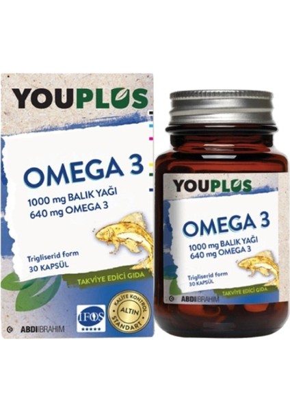 Youplus Omega 3 30 Kapsül
