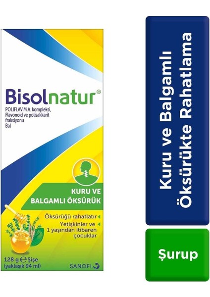 Bisolnatur Bitkisel Şurubu 128 gr