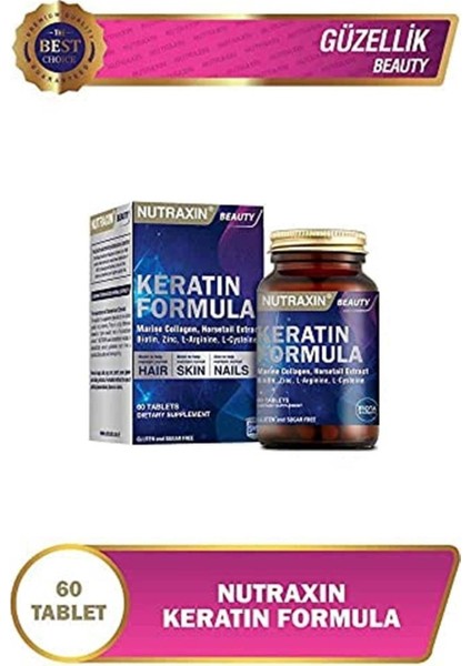 Nutraxin Keratin Formula 60 Tablet 2 Adet fiyatları