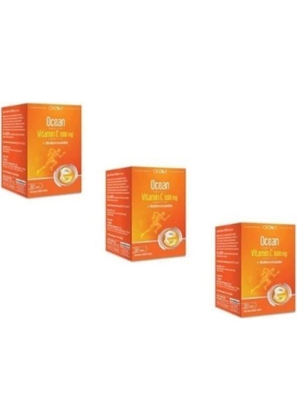 Ocean Vitamin C 1000 Mg 30 Tablet 3 Adet