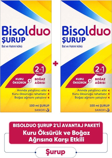 Bisolduo Şurup 100 ml 2 Adet