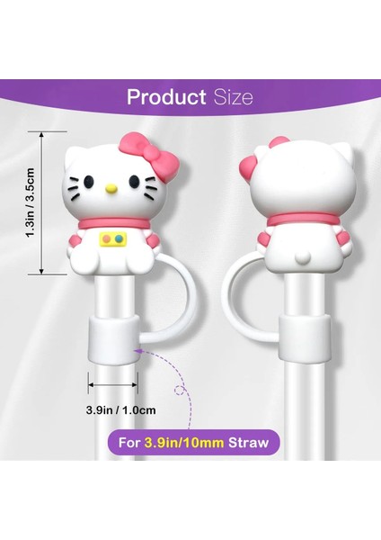 Sanrio Kuromi My Melody Cinnamoroll Pipet Tıpası Quencher Pipet Tıpası Kuromi Pipet Tıpası fırsatları