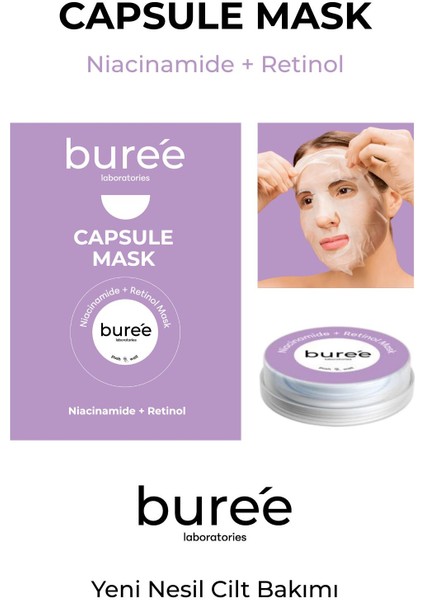 Kapsül Maske Niacinamide + Retinol Capsul Mask