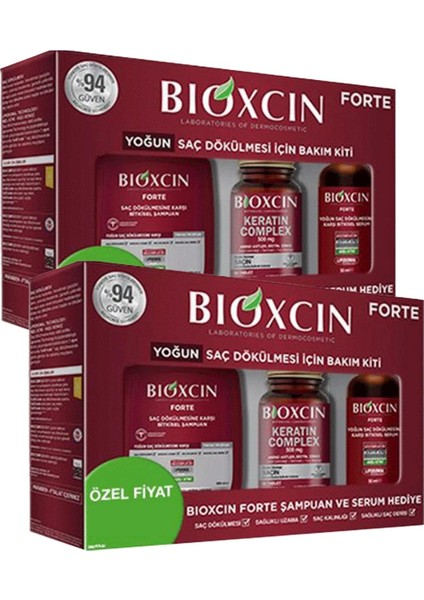 Bioxcin Forte Saç Bakım Kiti Yoğun 2 Adet