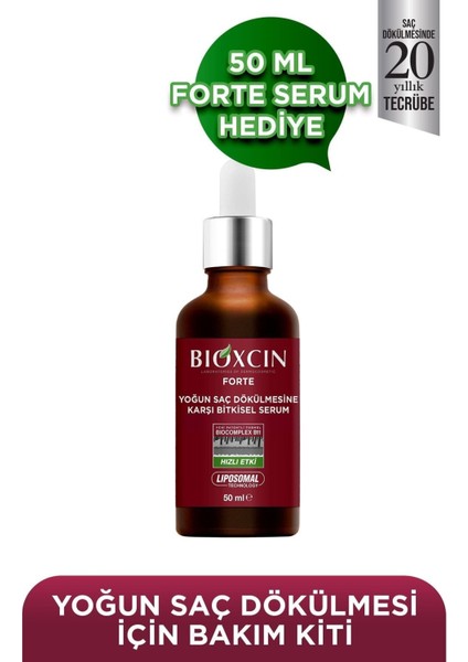 Bioxcin Forte Saç Bakım Kiti Yoğun 2 Adet indirimleri