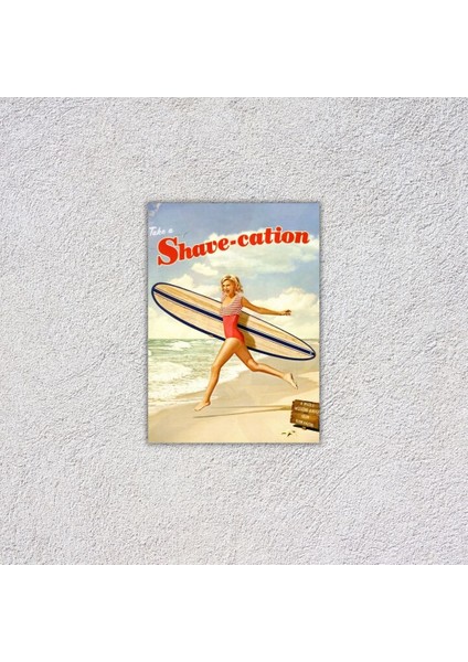 Avrupa Güzelleri Tasarımlı Retro 20 x 28 cm Mdf Duvar Dekorasyon Posteri indirimleri