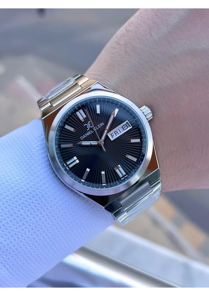 Çelik Kordonlu Takvimli Kadran 3 Atm Suya Dayanıklı Erkek Kol Saati E.14060.5 fiyatları