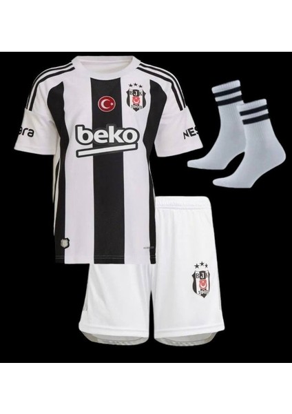 Beşiktaş 2024/25 Yeni Sezon Iç Saha Çocuk Forması 4lü Set