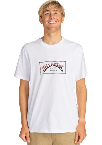 Arch Ss Beyaz Erkek Kısa Kol T-Shirt