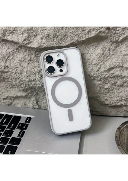 Iphone 16 Pro Max Uyumlu Kılıf Magsafe ve Şeffaf