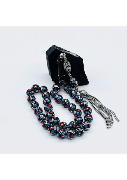 Misket Kesim Çeşmi Bülbül Işlemeli Erzurum Oltu Taşı Tesbih fırsatları