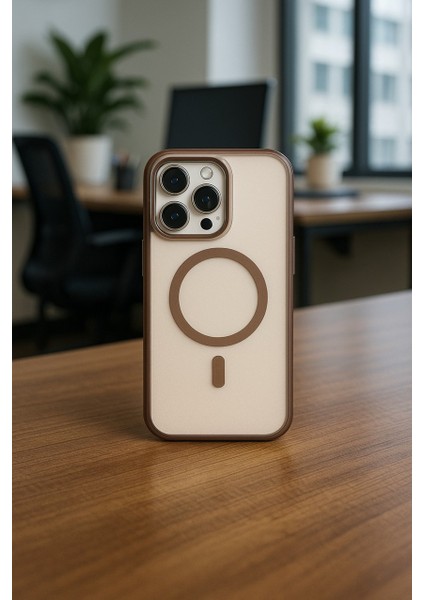 Iphone 16 Pro Max Uyumlu Kılıf Magsafe ve Şeffaf