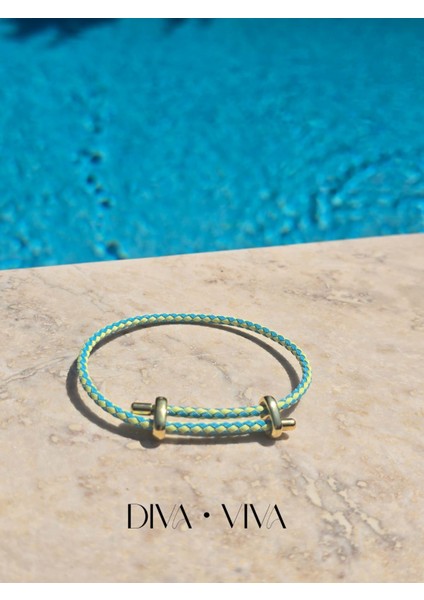 - Renkli Ayarlanabilir Kadın Deri Bileklik – Suya Dayanıklı Asansör Model