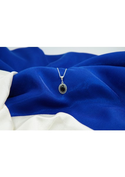 Oltutaşı Yuvarlak Taşlı Gümüş Kolye fırsatları