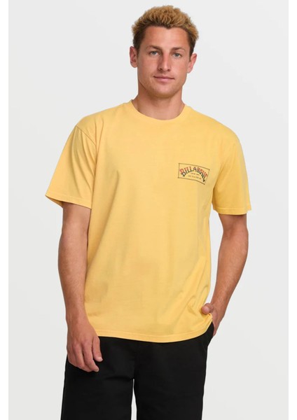 Orıgınal Arch Premıum Sarı Erkek Kısa Kol T-Shirt
