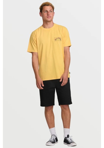 Orıgınal Arch Premıum Sarı Erkek Kısa Kol T-Shirt modelleri