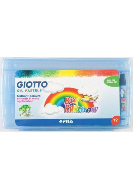 12 Renk Yağlı Pastel Boya