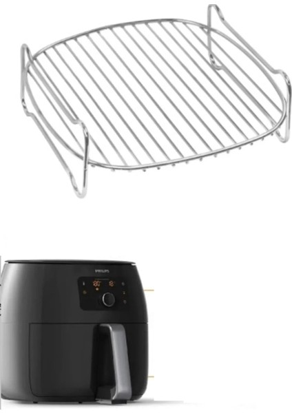 Büro Ev Ofis Mutfağı Için Airfryer Izgarası- Xxl Fritöz Izgara Teli Airfryer Fritöz Fırın Teli