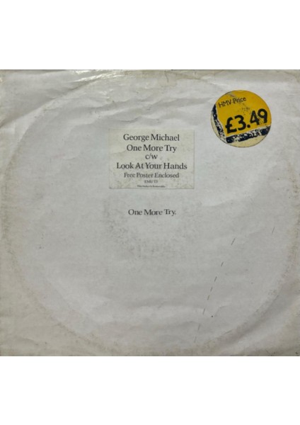 George Michael - One More Try/look At Your Hands Maxi Single