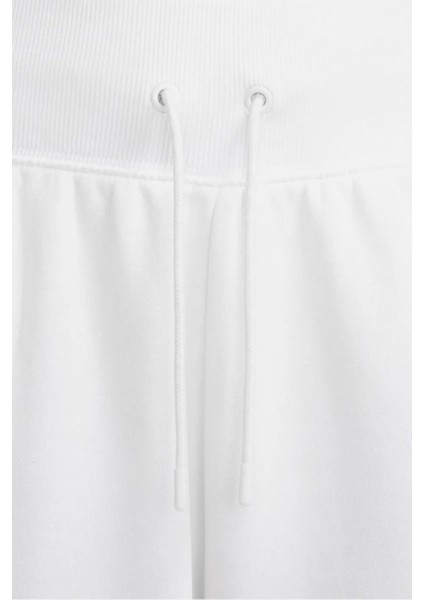 Sportswear Phoenix Fleece Oversize High Rise Pants Kadın Oversize Yüksek Belli Şardonlu Eşofman Altı Beyaz modelleri