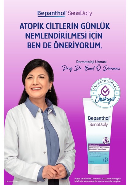 Bepanthol Sensidaily Vücut Kremi 200 ml 2 Adet modelleri