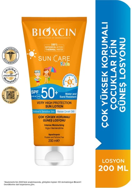 Bioxcin Suncare Kids Losyon SPF50 200 ml