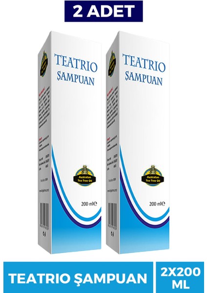 Teatrio Şampuan 200 ml 2 Adet