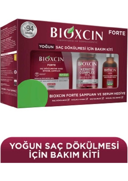 Bioxcin Forte Saç Bakım Kiti Yoğun