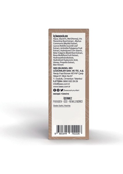 Bee'o Apibeauty Yüz Serumu 30 ml fırsatları